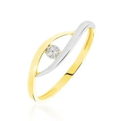 Bague Nohane Or Bicolore Diamant