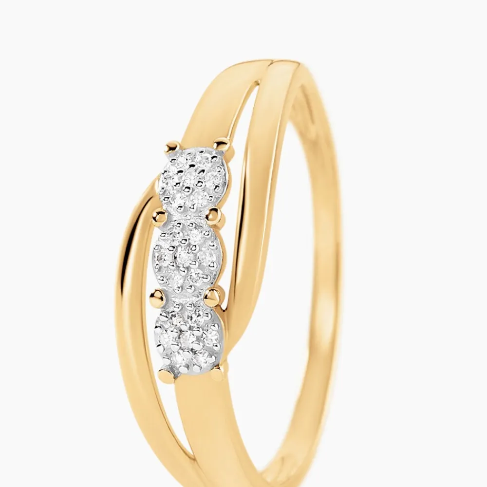 Bague Nolan Or Jaune Diamant|Marc Orian New