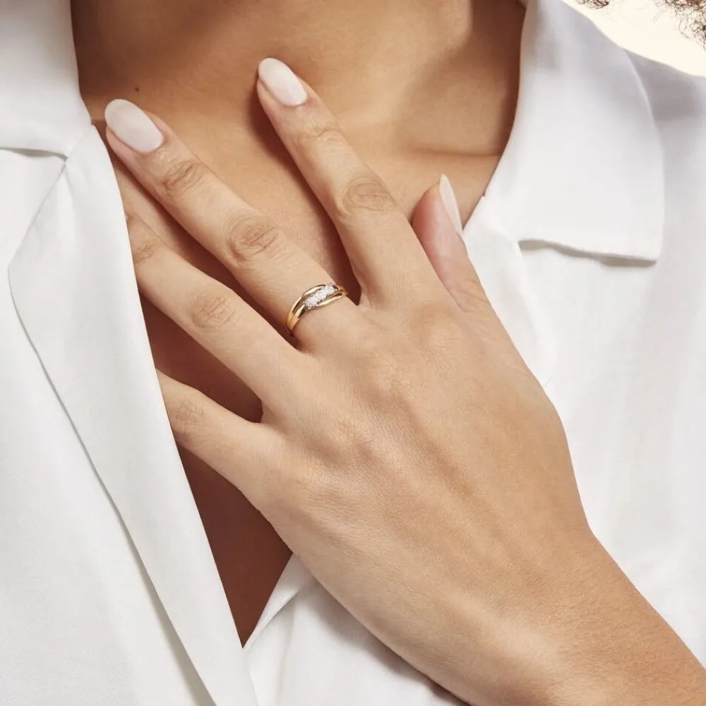 Bague Nolan Or Jaune Diamant|Marc Orian New