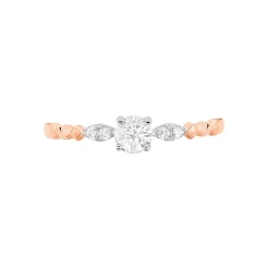 Bague Norhen Or Rose Oxyde De Zirconium|Marc Orian Best