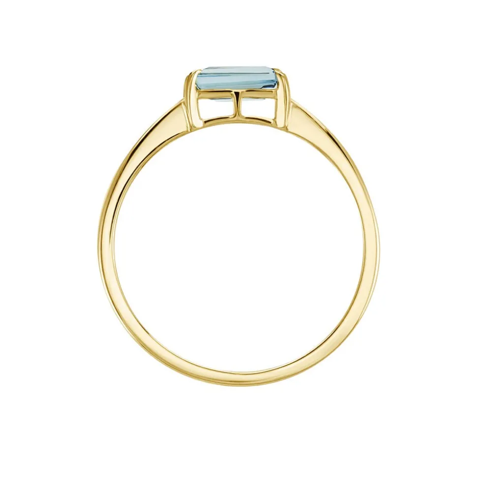 Bague Nottingham Or Jaune Topaze