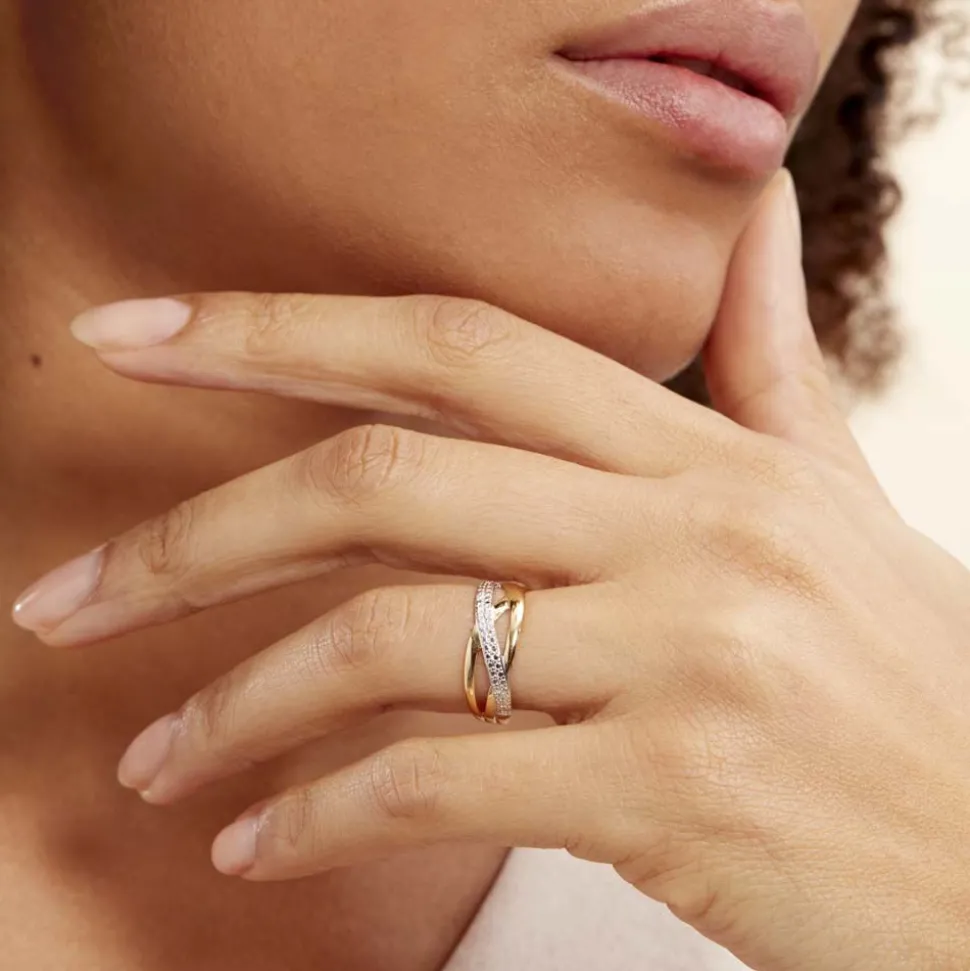Bague Nuccia Or Bicolore Diamant