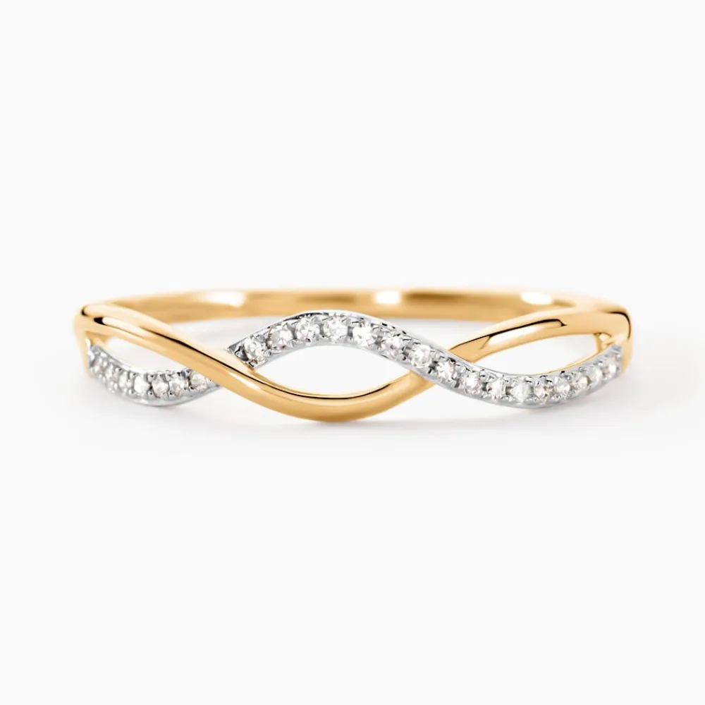 Bague Nucia Or Jaune Diamant|Marc Orian Discount