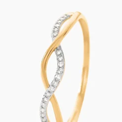 Bague Nucia Or Jaune Diamant|Marc Orian Discount