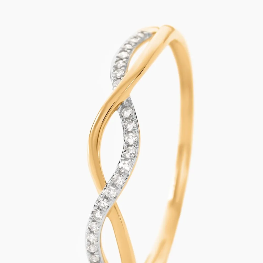 Bague Nucia Or Jaune Diamant|Marc Orian Discount