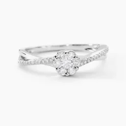 Bague Nusa Or Blanc Diamant