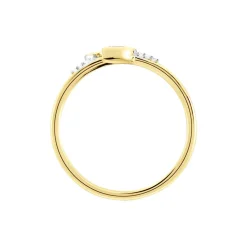 Bague Océan Or Jaune Topaze Oxyde De Zirconium|Marc Orian Hot