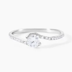 Bague Olly Or Blanc Oxyde De Zirconium|Marc Orian