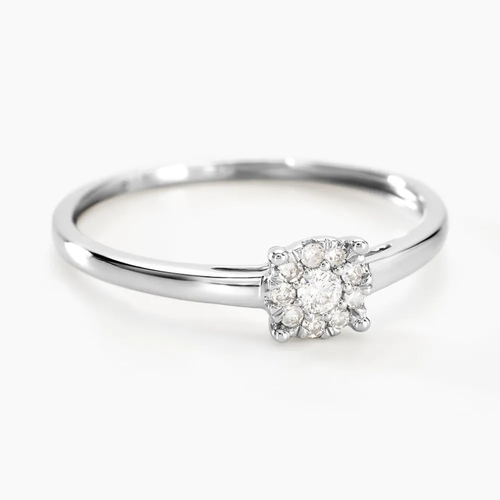 Bague Or Blanc Adeline Diamants|Marc Orian New