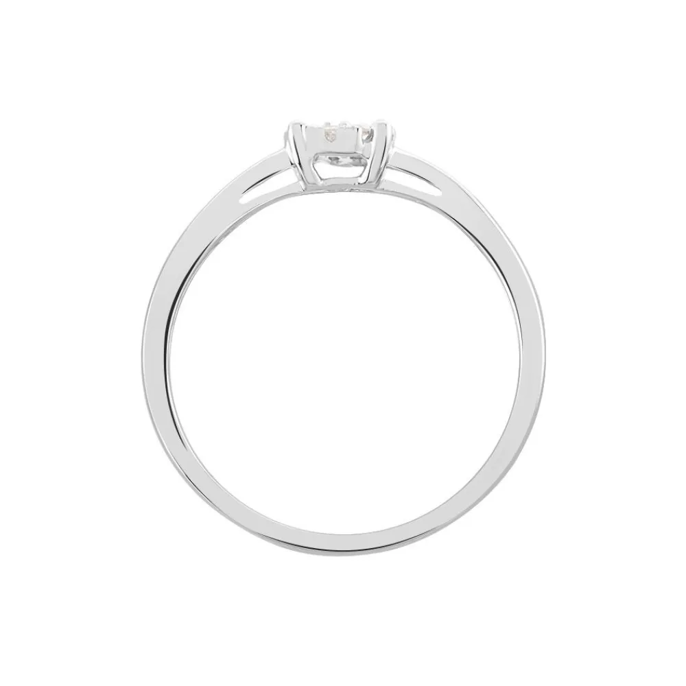 Bague Or Blanc Adeline Diamants|Marc Orian New