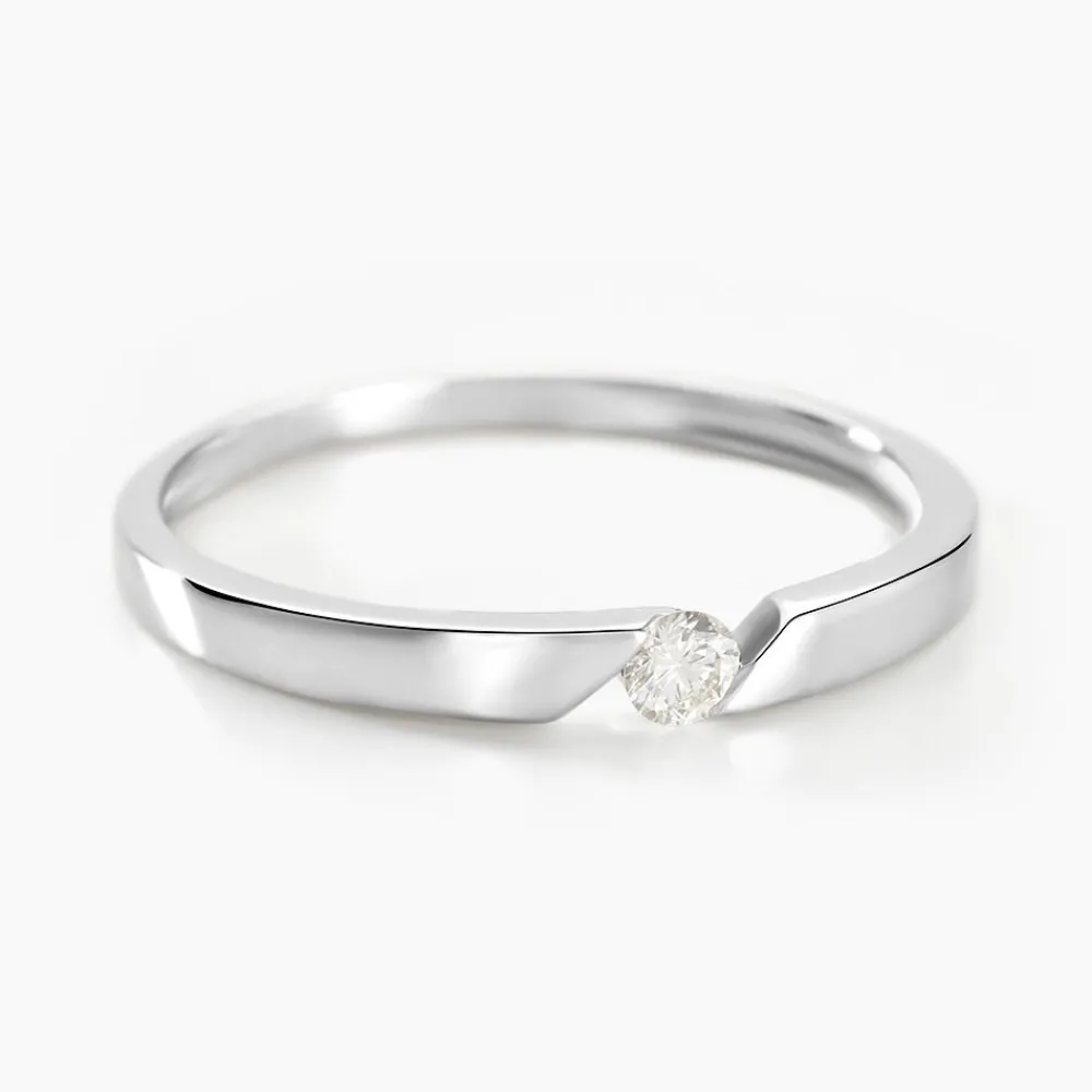Bague Or Blanc Anilie Diamant|Marc Orian Outlet