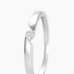 Bague Or Blanc Anilie Diamant|Marc Orian Outlet