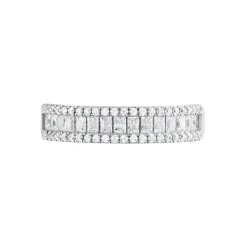 Bague Or Blanc Jacklyn Oxyde De Zirconium