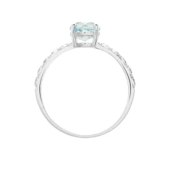 Bague Or Blanc Monroe Topaze Oxydes De Zirconium|Marc Orian Best