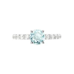 Bague Or Blanc Monroe Topaze Oxydes De Zirconium|Marc Orian Best