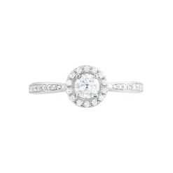Bague Or Blanc Peony Oxyde De Zirconium|Marc Orian Sale