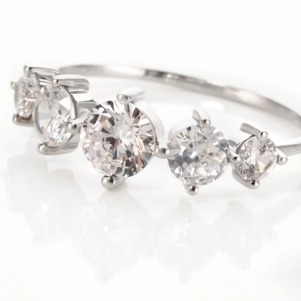 Bague Or Blanc Riyad Oxydes De Zirconium|Marc Orian Best