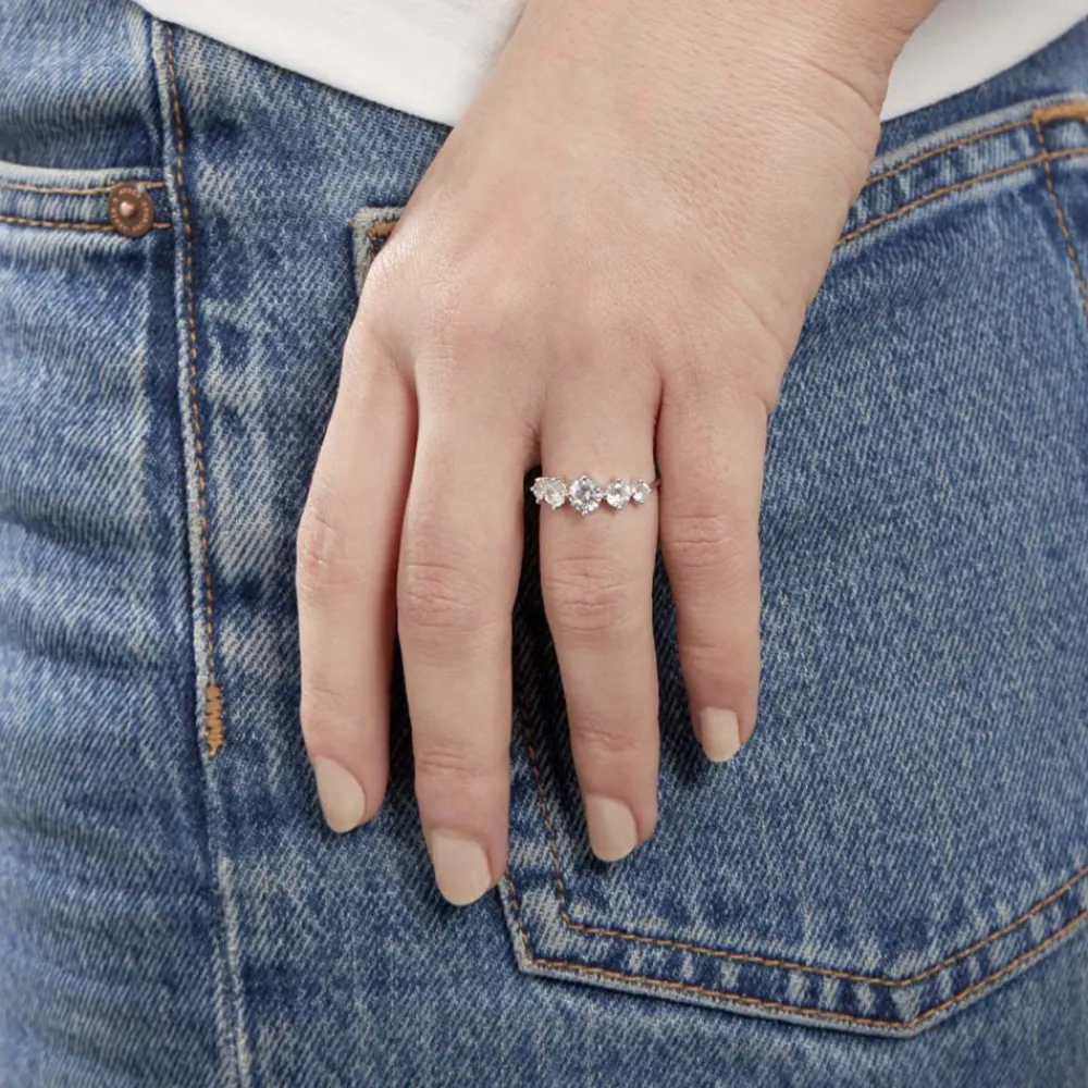 Bague Or Blanc Riyad Oxydes De Zirconium|Marc Orian Best