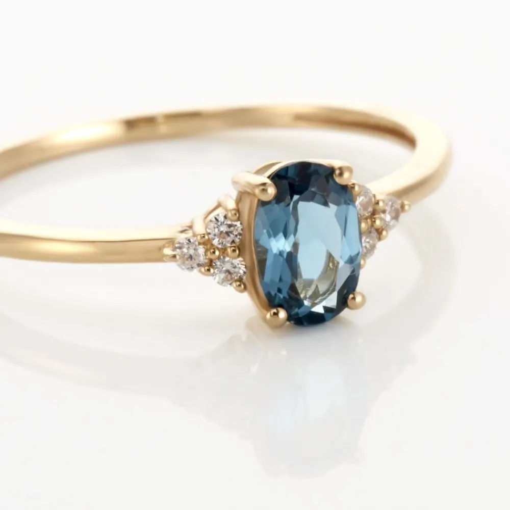 Bague Or Jaune Diapré Topaze Et Oxydes De Zirconium|Marc Orian Sale