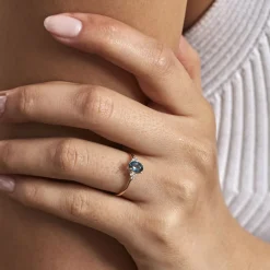 Bague Or Jaune Diapré Topaze Et Oxydes De Zirconium|Marc Orian Sale