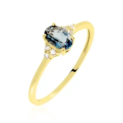 Bague Or Jaune Diapré Topaze Et Oxydes De Zirconium|Marc Orian Sale