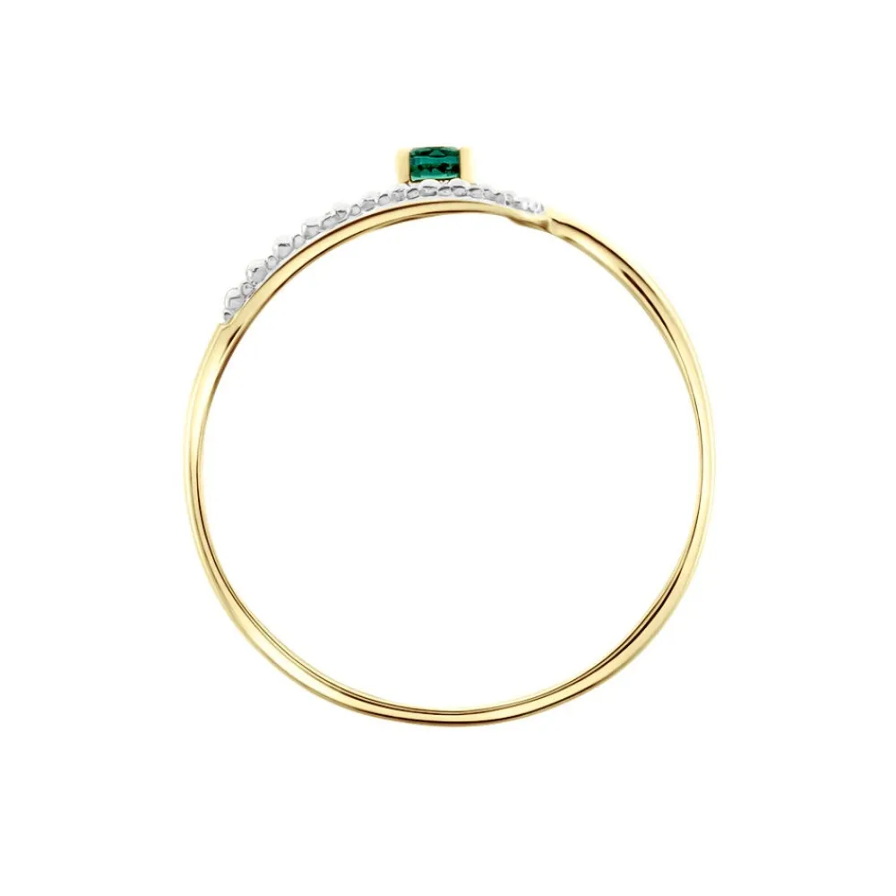 Bague Or Jaune Karmele Emeraude|Marc Orian New
