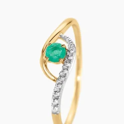 Bague Or Jaune Karmele Emeraude|Marc Orian New