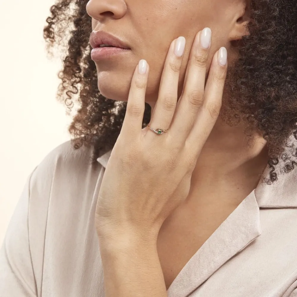 Bague Or Jaune Karmele Emeraude|Marc Orian New