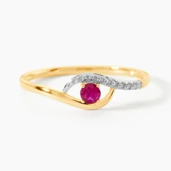 Bague Or Jaune Karmele Rubis