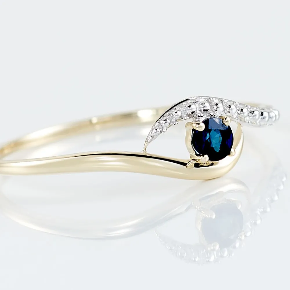 Bague Or Jaune Karmele Saphir|Marc Orian Online