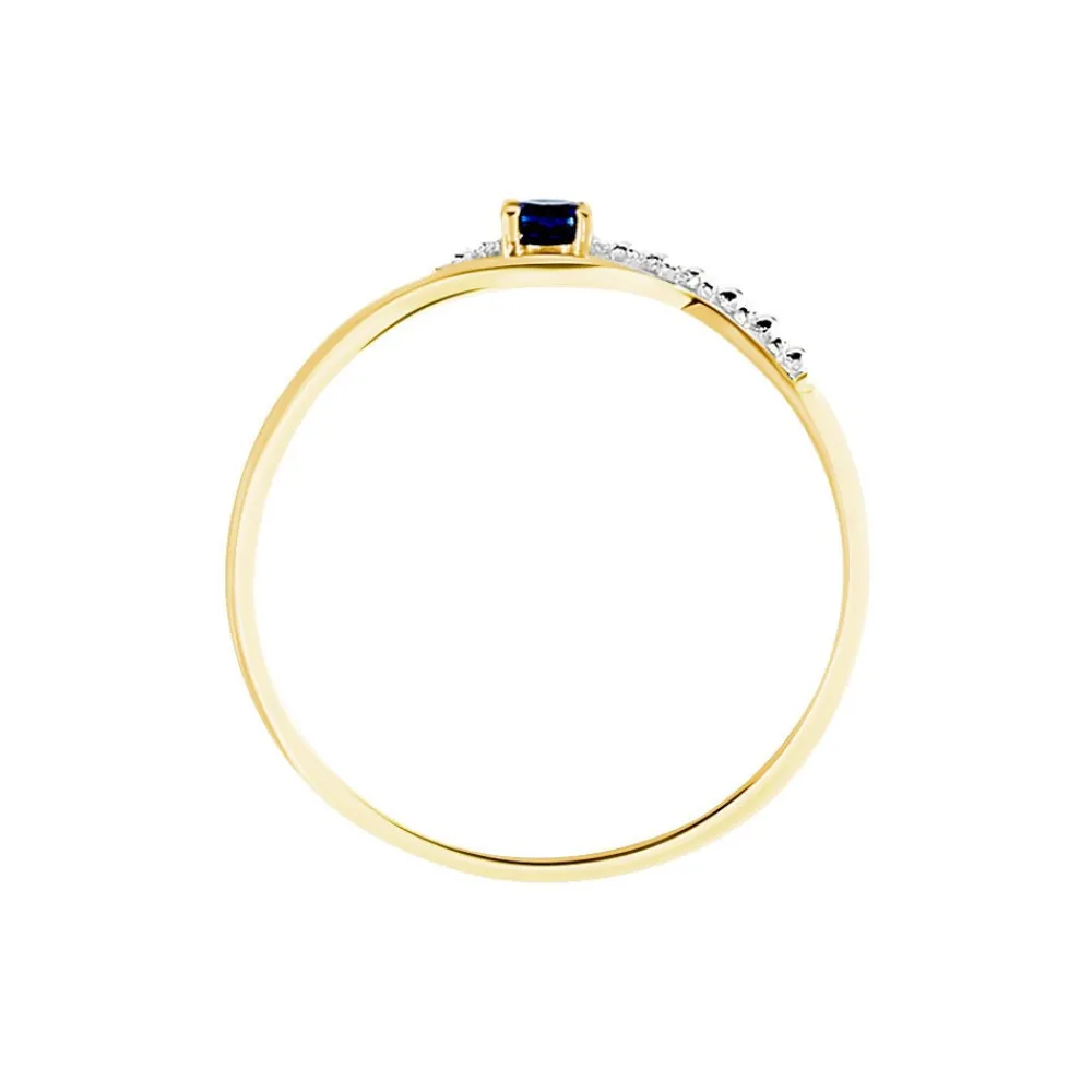 Bague Or Jaune Karmele Saphir|Marc Orian Online