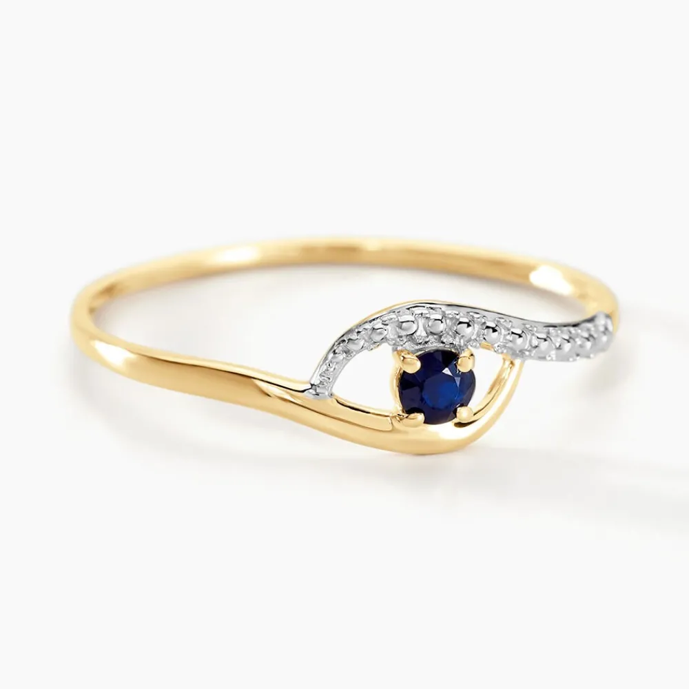 Bague Or Jaune Karmele Saphir|Marc Orian Online