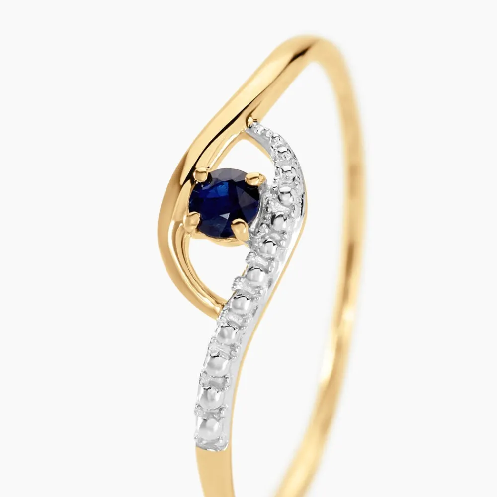 Bague Or Jaune Karmele Saphir|Marc Orian Online