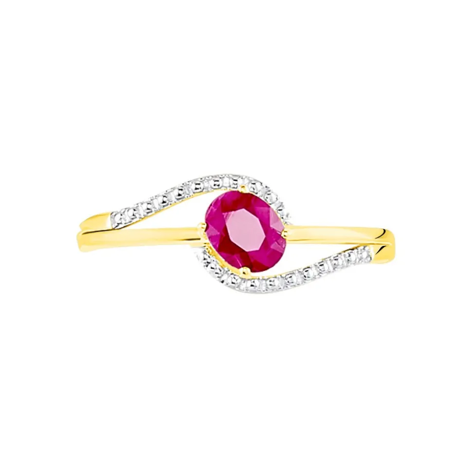 Bague Or Jaune Katalin Rubis