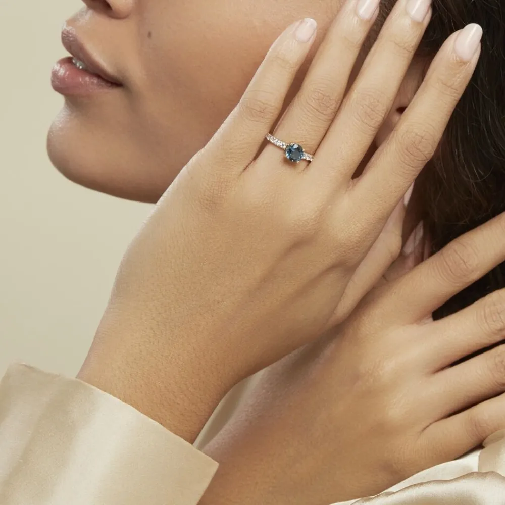 Bague Or Jaune Monroe Topaze Oxydes De Zirconium|Marc Orian Discount