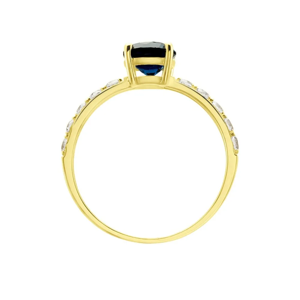 Bague Or Jaune Monroe Topaze Oxydes De Zirconium|Marc Orian Discount