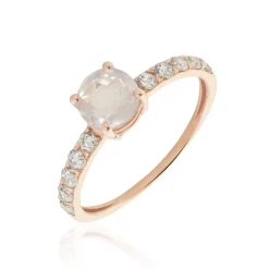 Bague Or Rose Monroe Quartz Oxydes De Zirconium|Marc Orian Discount