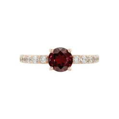Bague Or Rose Monroe Rhodolite Oxydes De Zirconium|Marc Orian Best
