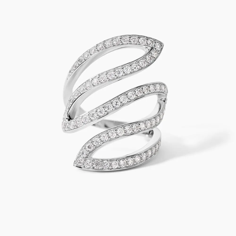 Bague Orsina Argent Argenté Oxyde De Zirconium|Marc Orian Outlet