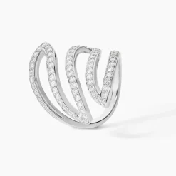 Bague Orsina Argent Argenté Oxyde De Zirconium|Marc Orian Outlet