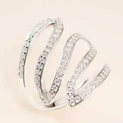 Bague Orsina Argent Argenté Oxyde De Zirconium|Marc Orian Outlet