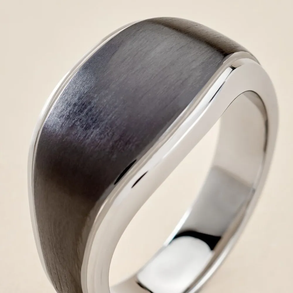 Bague Otis Acier Argenté|Marc Orian Online