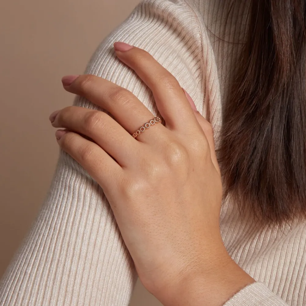 Bague Palmeta Plaqué Or Jaune|Marc Orian New