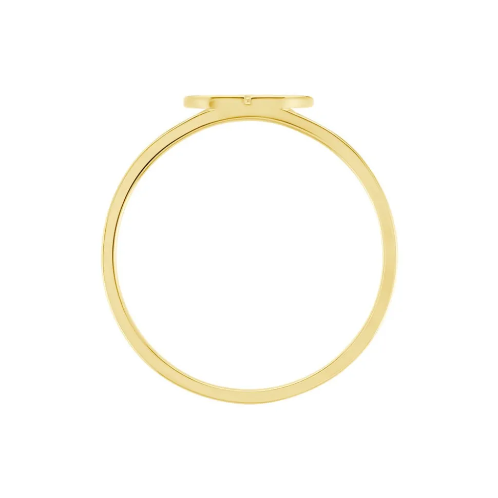 Bague Palmiritio Or Jaune Diamant