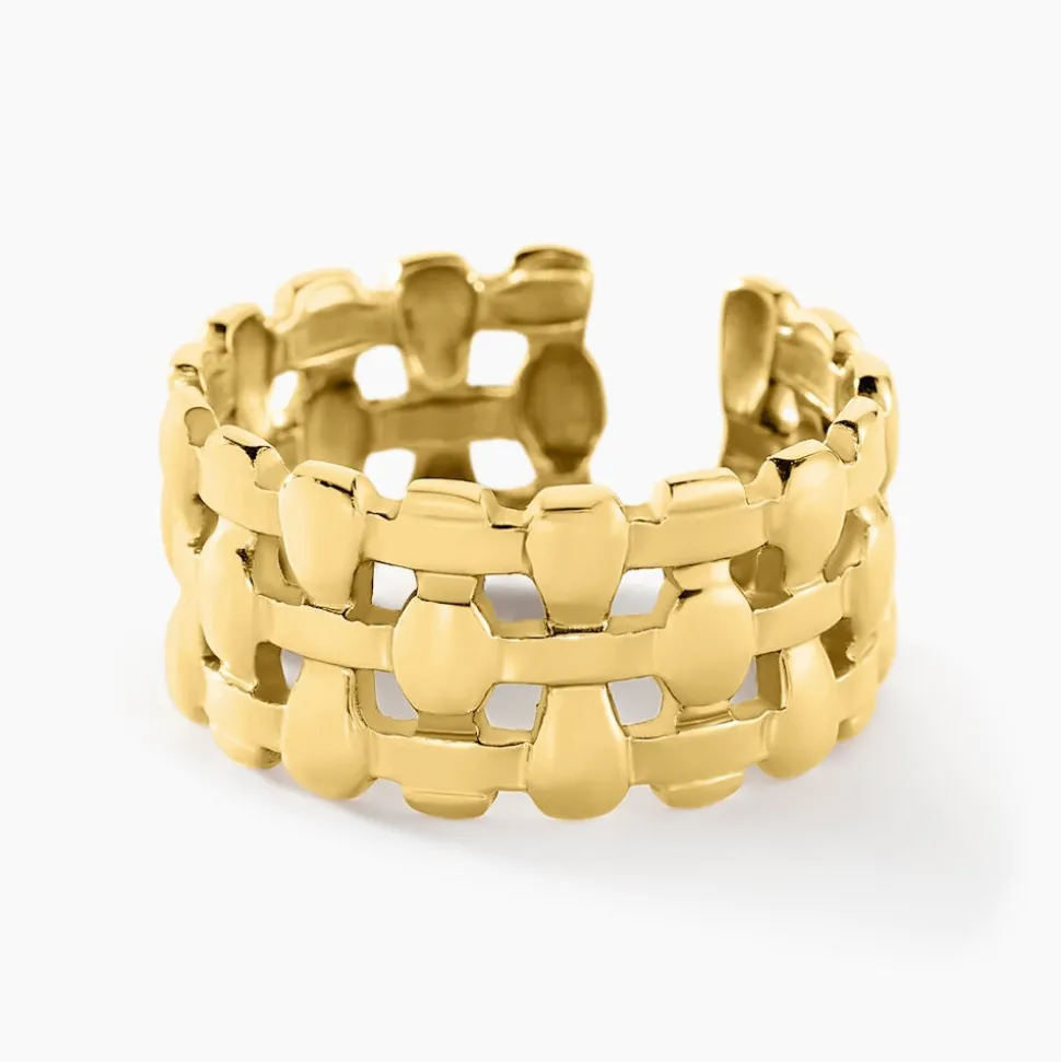 Bague Pasadena Acier Jaune