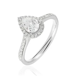 Bague Pascalyne Argent Blanc Oxyde De Zirconium