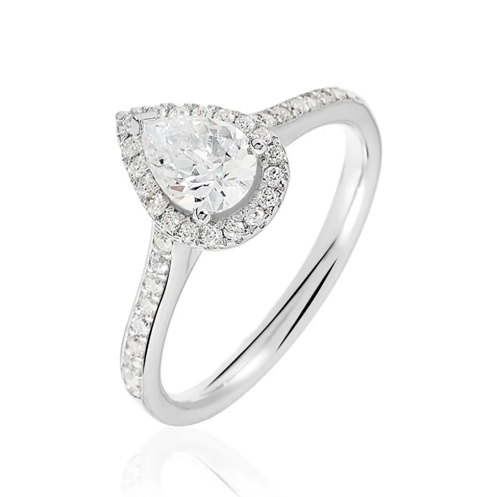 Bague Pascalyne Argent Blanc Oxyde De Zirconium