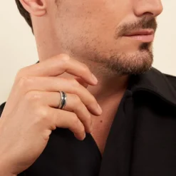Bague Acier Bicolore|PHEBUS HIM Sale