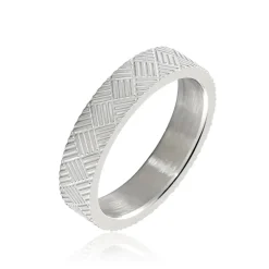 Bague Phebus Him Acier Blanc