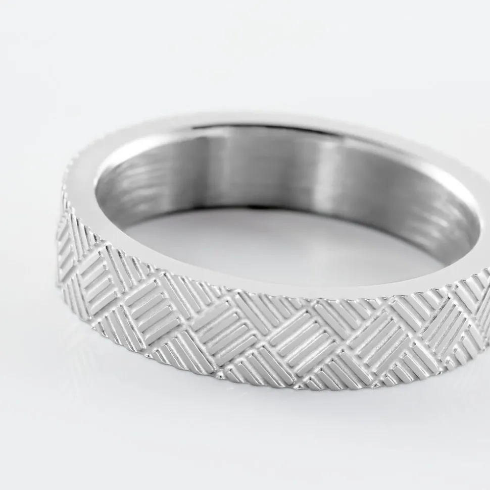 Bague Phebus Him Acier Blanc